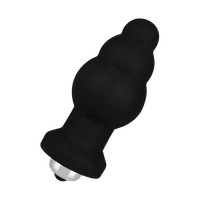 Gerillter Silikon-Analvibrator, 9 cm Gerillter Silikon-Analvibrator, 9 cm