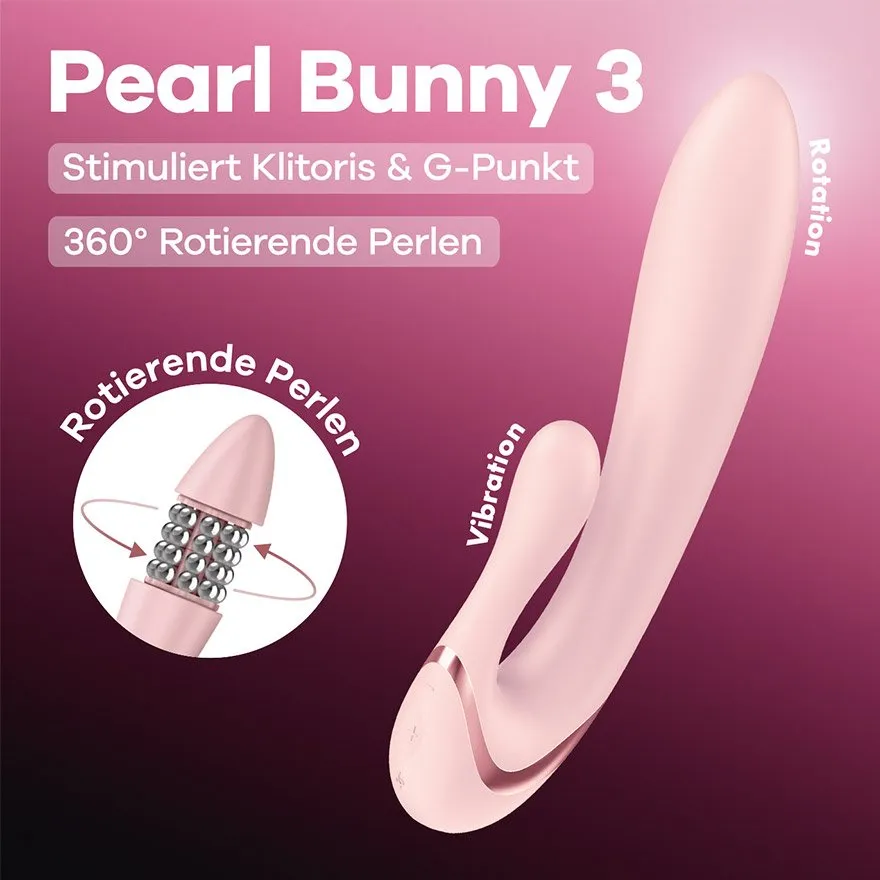 Satisfyer ‘Pearl Bunny 3’, 20,7 cm Satisfyer ‘Pearl Bunny 3’, 20,7 cm