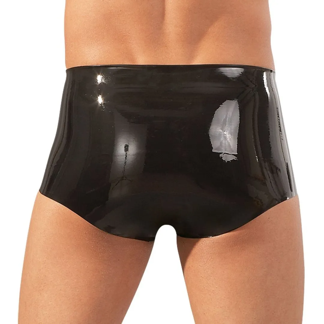 Latex-Pants mit Hülle für Penis und Hoden – Bild 3