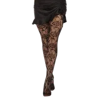 Strumpfhose mit Rosenmuster Strumpfhose mit Rosenmuster