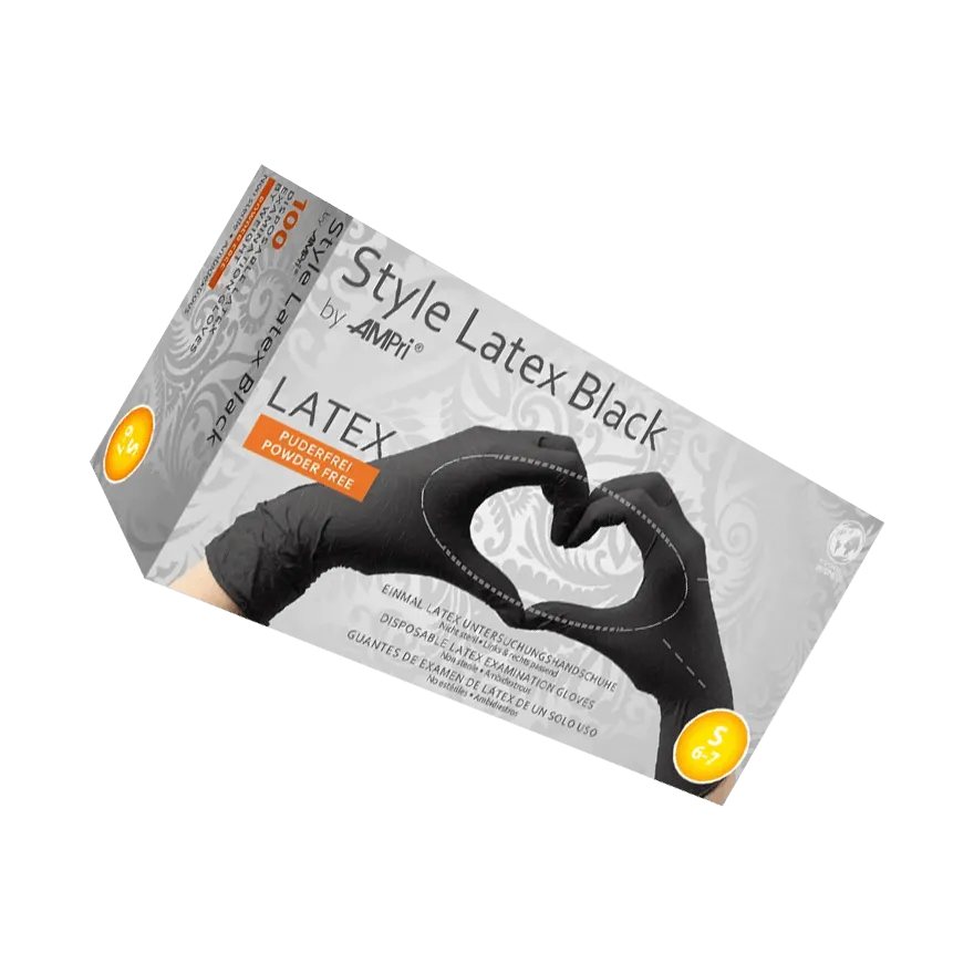 Einweg-Latexhandschuhe, 100 Stück Einweg-Latexhandschuhe, 100 Stück