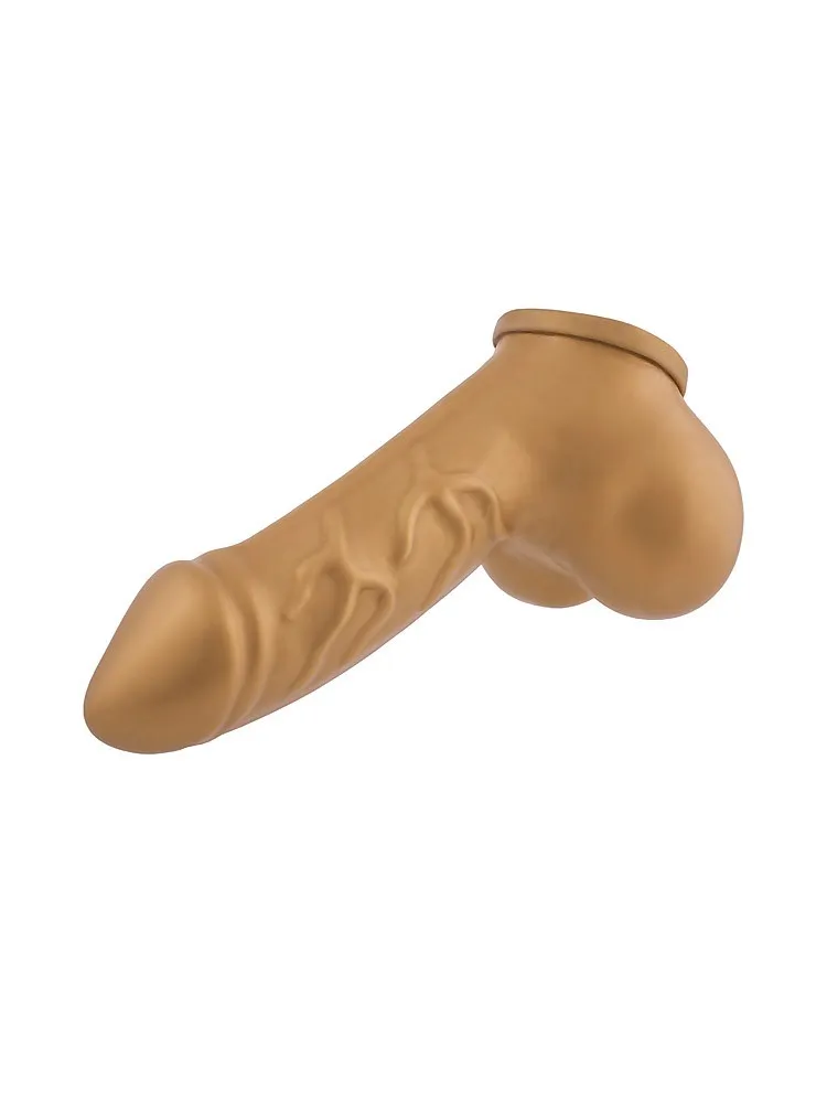 Toylie Danny: Latex-Penis-Hodenhülle, gold Toylie Danny: Latex-Penis-Hodenhülle, gold