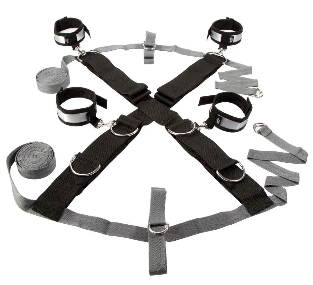 Bettfesseln „Keep Still“ mit Hand- und Fußfesseln Bettfesseln „Keep Still“ mit Hand- und Fußfesseln