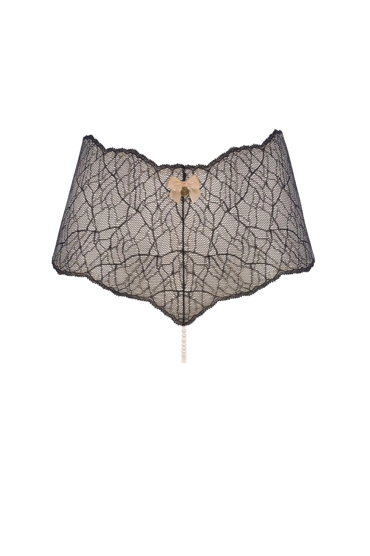 Bracli - Sydney Strumpfhose Schwarz - Luxus Perlenstring Dessous Größe L Bracli - Sydney Strumpfhose Schwarz - Luxus Perlenstring Dessous Größe L