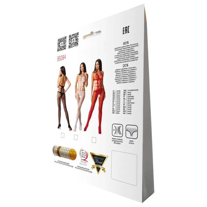 Passion - BS084 Catsuit - Weiss – Bild 5