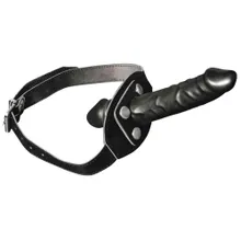 Mundknebel mit 2 Latex-Dildos Mundknebel mit 2 Latex-Dildos