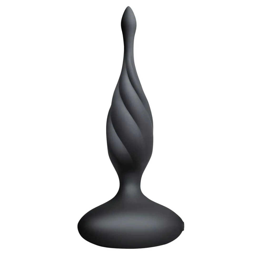 Vibro-Analplug mit Spiralstruktur und Fernbedienung Vibro-Analplug mit Spiralstruktur und Fernbedienung