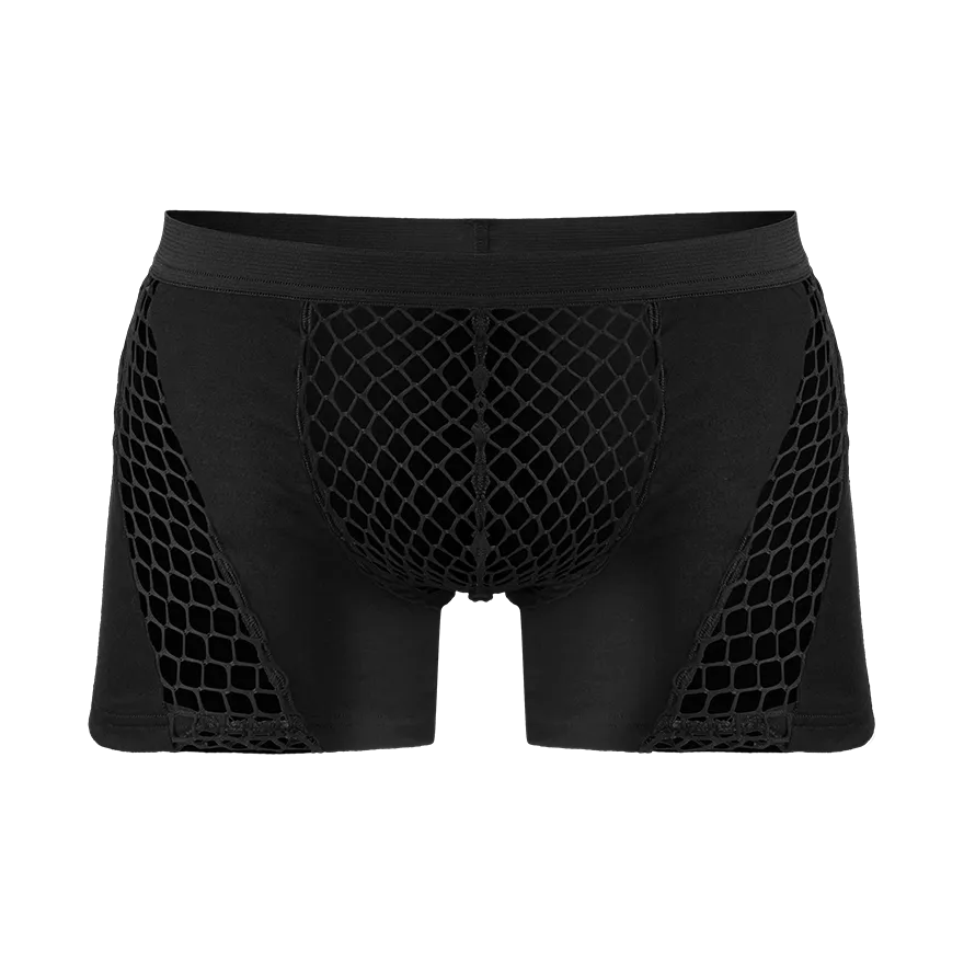 Knappe Shorts mit Netzeinsätzen Knappe Shorts mit Netzeinsätzen