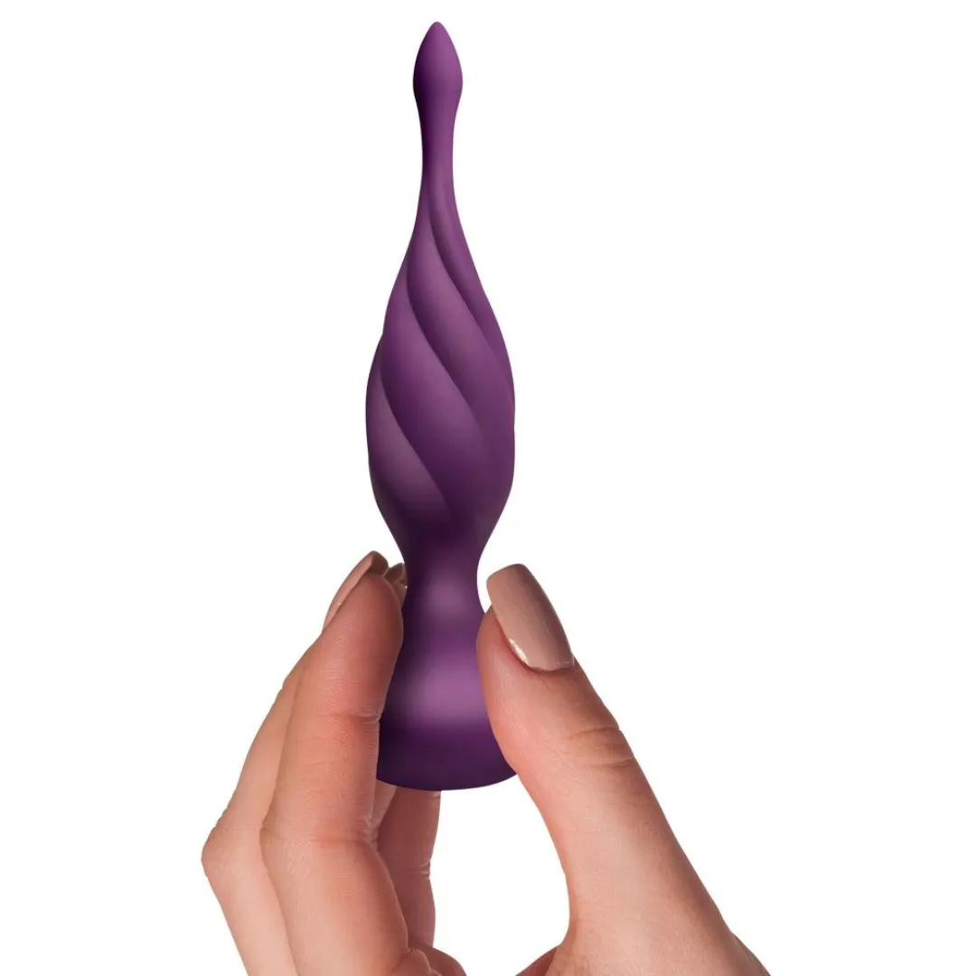 Vibro-Analplug mit Spiralstruktur und Fernbedienung – Bild 4