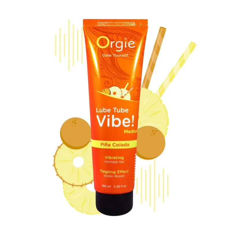 Orgie - Lube Tube Vibe Pina Colada Orgie - Lube Tube Vibe Pina Colada