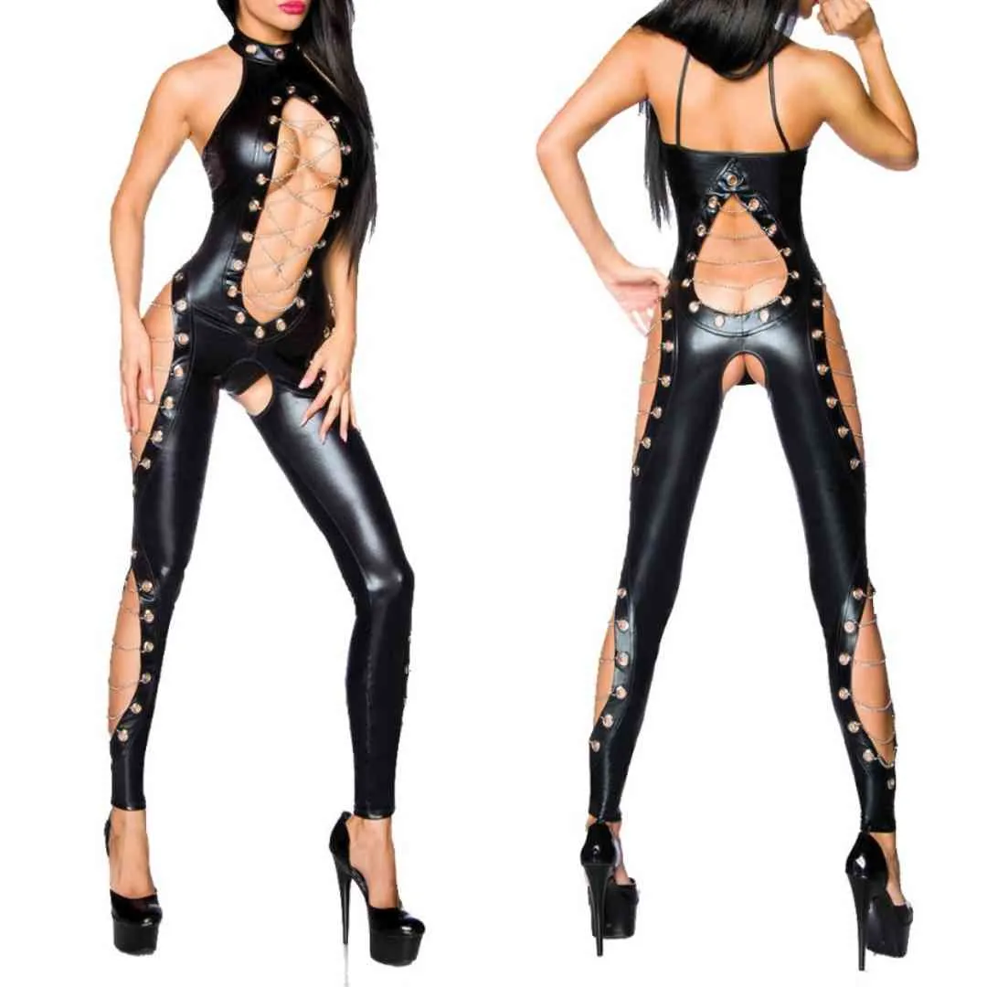 Wetlook Overall mit Cut-Outs – Bild 4