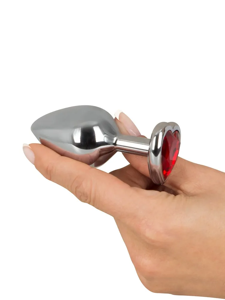 Diamond Anal Plug Medium: Aluminium-Analplug mit Schmuckstein Diamond Anal Plug Medium: Aluminium-Analplug mit Schmuckstein