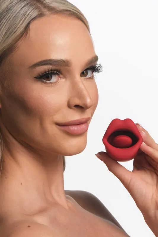 Lickgasm Kuss + Vibrationskuss Stimulator - Rot – Bild 2