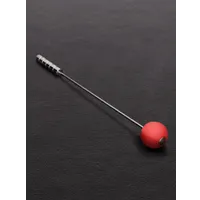 Triune Butt Bruiser Crop: Edelstahl-Gerte mit Silikonspitze, rot Triune Butt Bruiser Crop: Edelstahl-Gerte mit Silikonspitze, rot