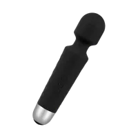 Wiederaufladbarer Massager aus Silikon, 20 cm Wiederaufladbarer Massager aus Silikon, 20 cm