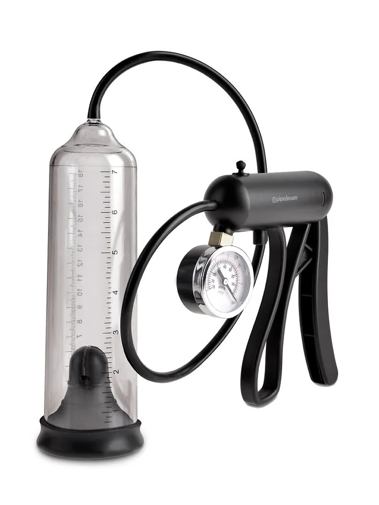 Pump Worx Pro-Gauge Power Pump: Penispumpe, transparent Pump Worx Pro-Gauge Power Pump: Penispumpe, transparent