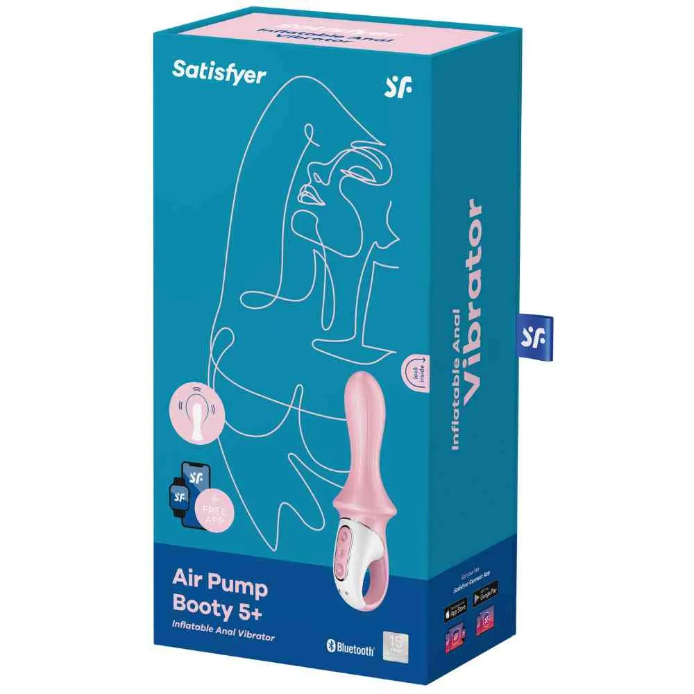 Vibrator "Air Pump Booty 5+" rose – Bild 4