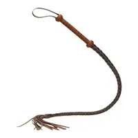 Geflochtene Peitsche aus Reitleder Geflochtene Peitsche aus Reitleder