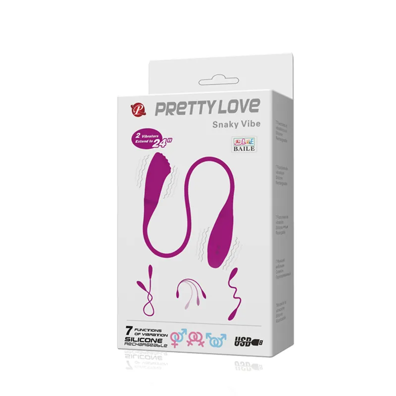 Pretty Love »Snaky Vibe II« Paarvibrator – Bild 5