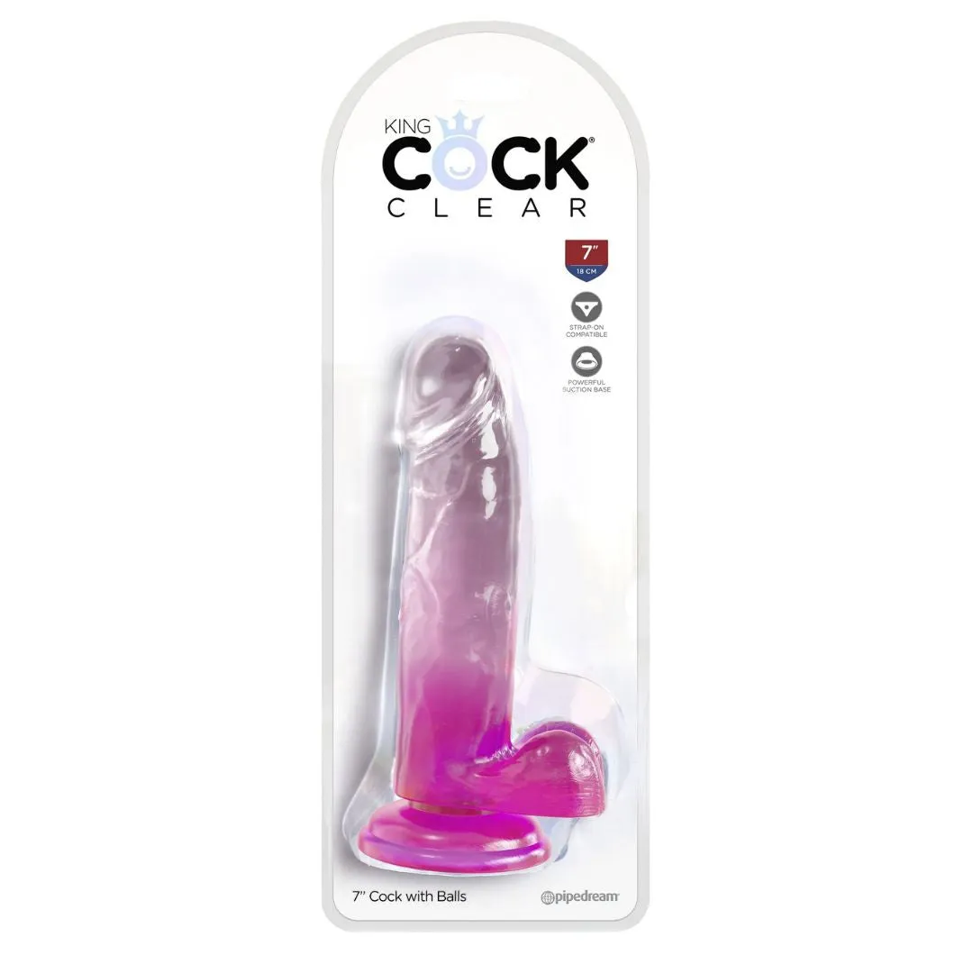 Naturdildo „7“-Cock with Balls“ – Bild 3