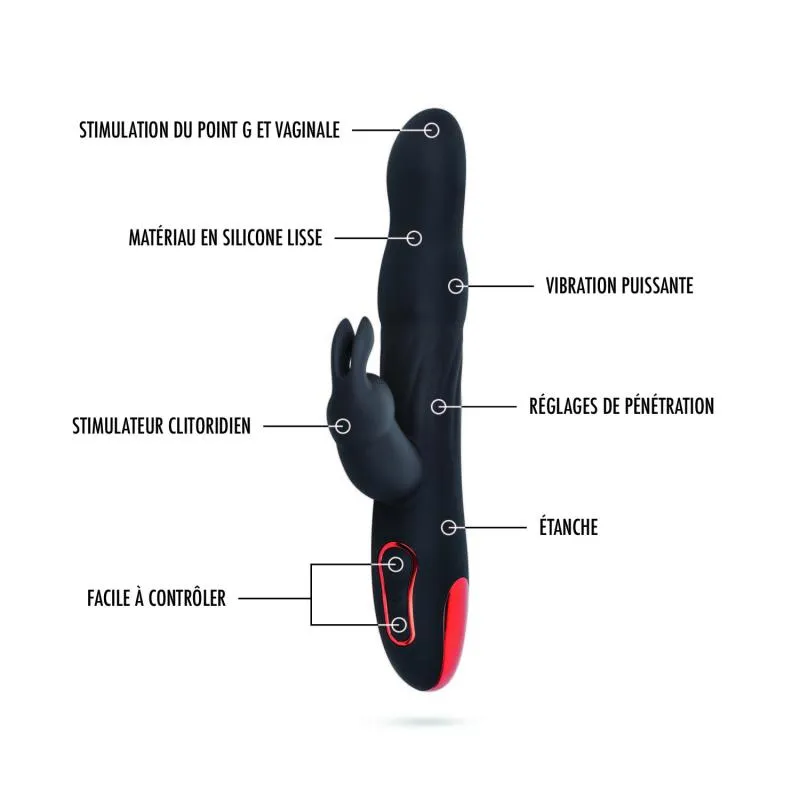 Lieberté »Marie« Rabbit-Vibrator mit Rotationsfunktion Lieberté »Marie« Rabbit-Vibrator mit Rotationsfunktion