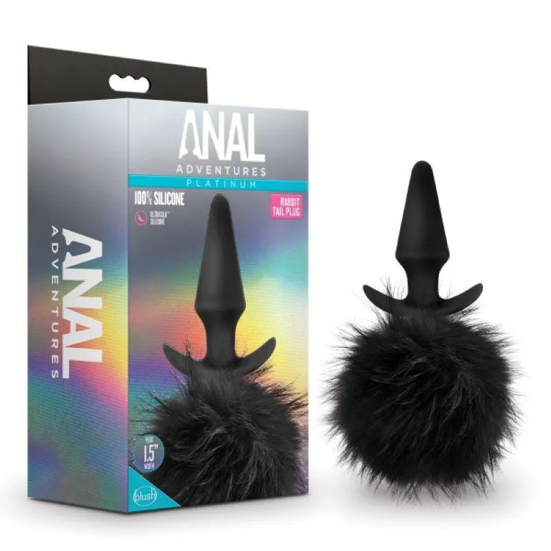 Anal Adventures Platinum - Rabbit Tail Plug – Bild 3