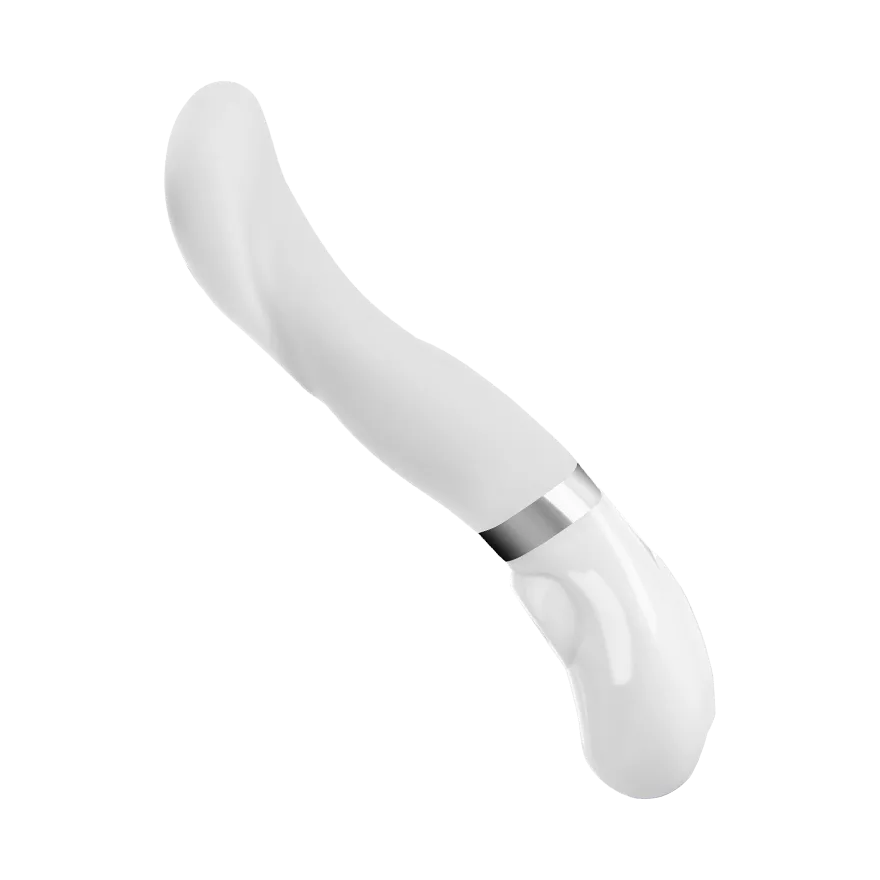 Wiederaufladbarer Design-Vibrator aus Silikon, 17,5 cm Wiederaufladbarer Design-Vibrator aus Silikon, 17,5 cm