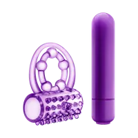 Vibrating Double Strap Cock Ring, 6,3 - 8,3 cm Vibrating Double Strap Cock Ring, 6,3 - 8,3 cm