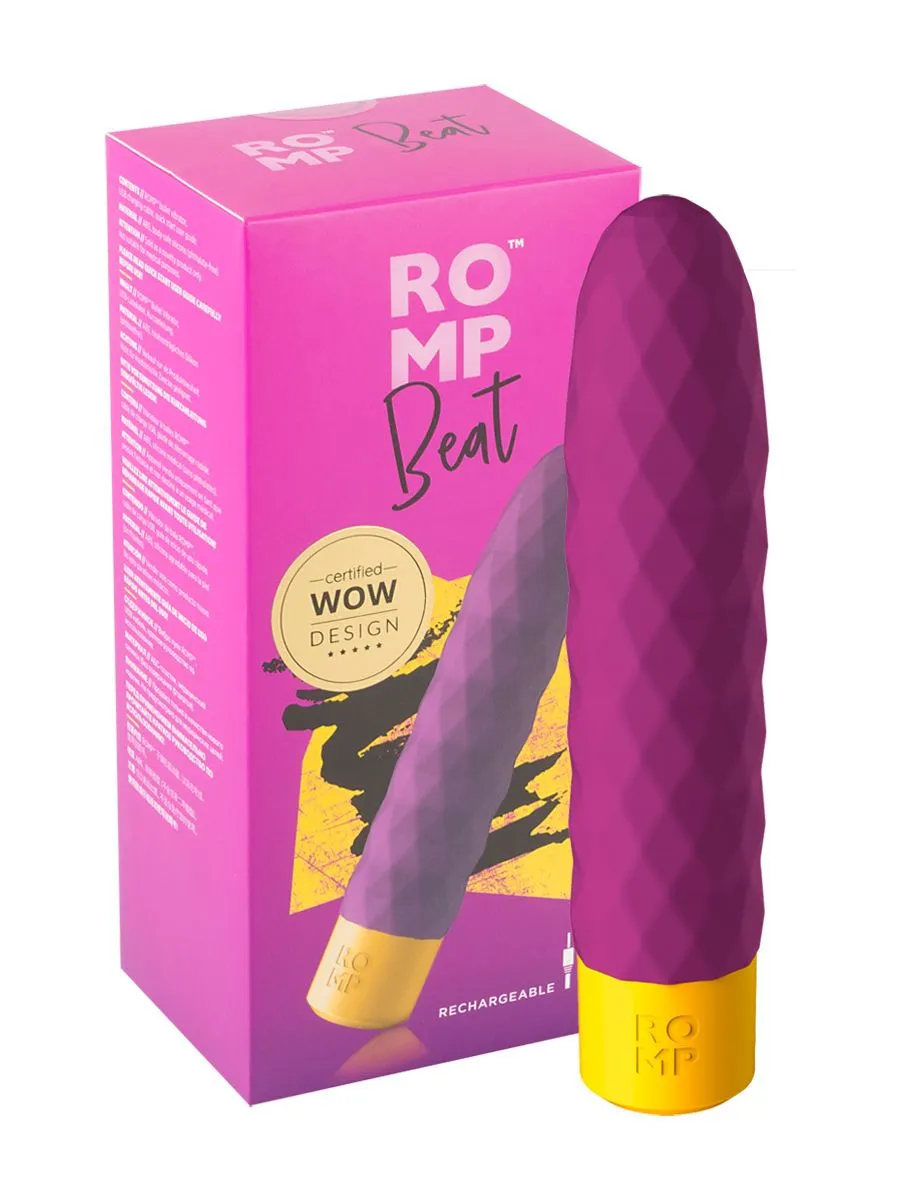 ROMP Beat: Vibrator, lila/gelb ROMP Beat: Vibrator, lila/gelb