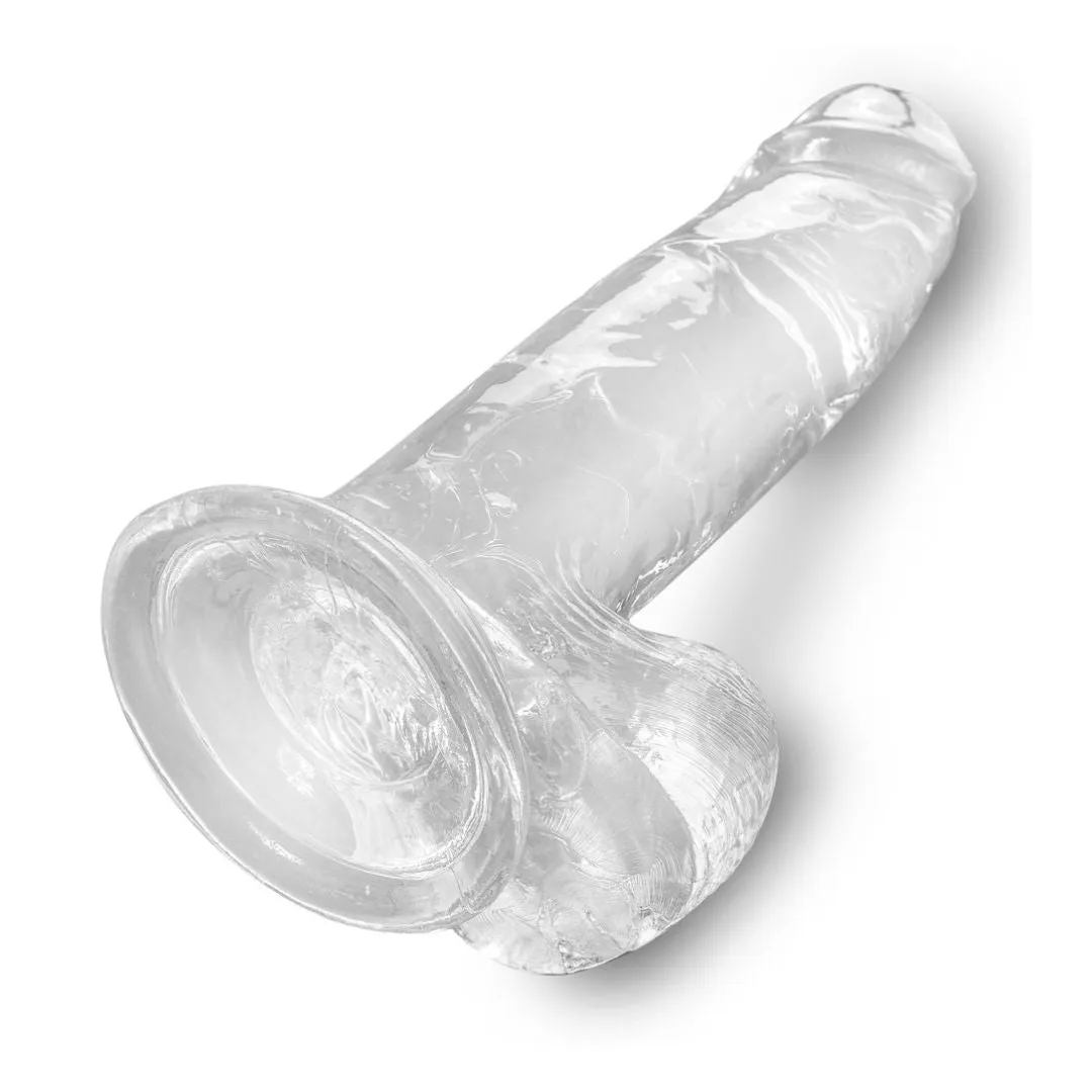 Naturdildo mit Saugnapf „Cock with Balls 7“ – Bild 5