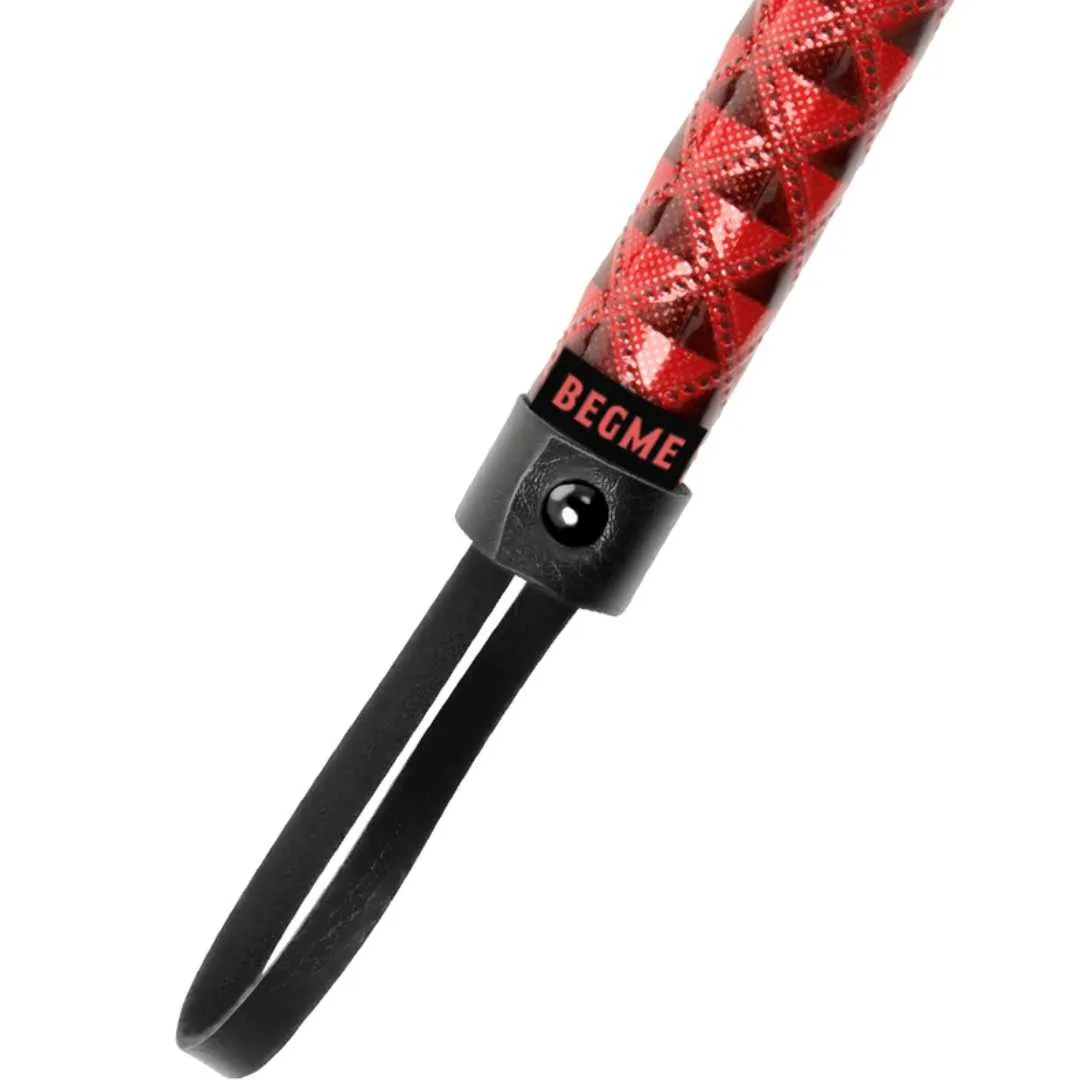 Flogger in rot-schwarz Optik – Bild 4