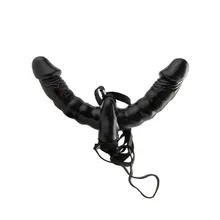 Fetish Fantasy Vibrating Double Delight: Vibro-Strap-On, schwarz Fetish Fantasy Vibrating Double Delight: Vibro-Strap-On, schwarz