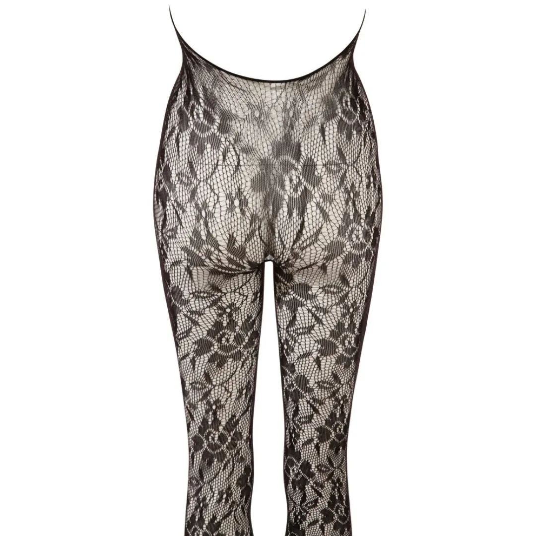 Spitzen-Catsuit Ouvert mit Perlen-Detail – Bild 5