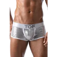 Herren Boxershorts weiß silber Herren Boxershorts weiß silber