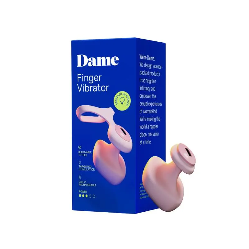 Dame - Fin 2.0 Finger-Vibrator - Quartz – Bild 5