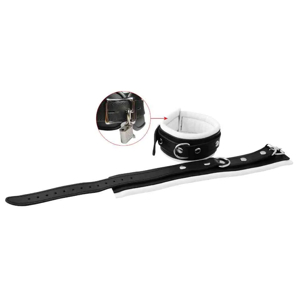 Leder-Fußfessel abschließbar – Bild 3