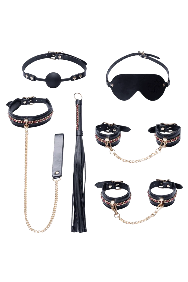 6tlg. Fessel-Set Kinky 6tlg. Fessel-Set Kinky