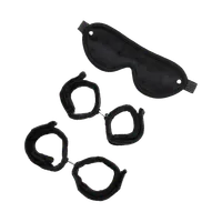 Fessel-Set mit Plüsch, 3 Teile Fessel-Set mit Plüsch, 3 Teile