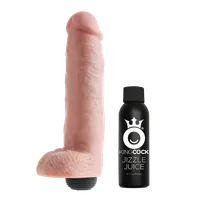King Cock - 10" Squirting Cock, 25,5 cm, 4 Teile King Cock - 10" Squirting Cock, 25,5 cm, 4 Teile