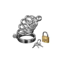 Master Series Asylum 4 Ring Chasity Cage: Edelstahl-Peniskäfig Master Series Asylum 4 Ring Chasity Cage: Edelstahl-Peniskäfig
