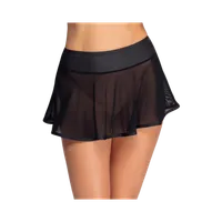 Minirock transparent schwarz Minirock transparent schwarz