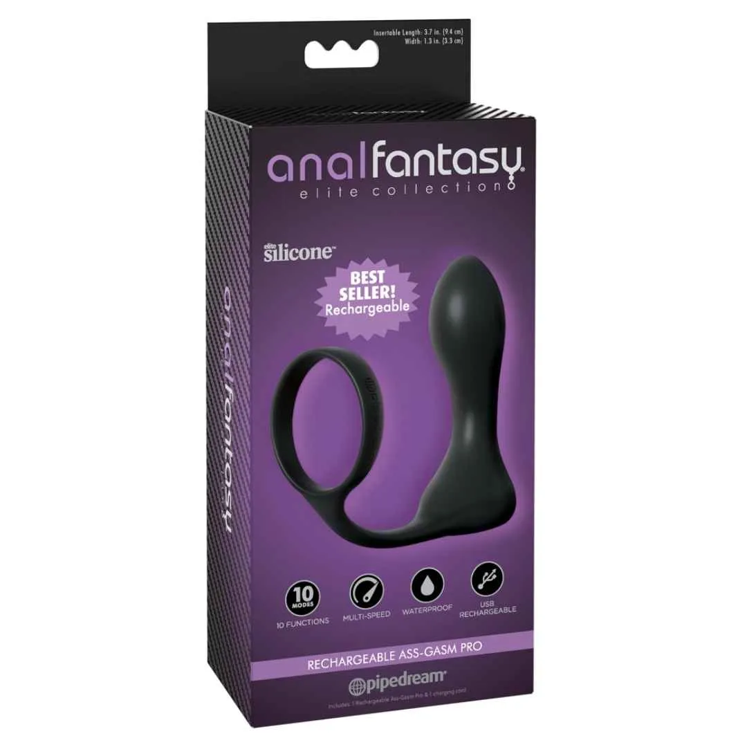 Analvibrator mit Penisring „Rechargeable Ass-Gasm Pro“ – Bild 4
