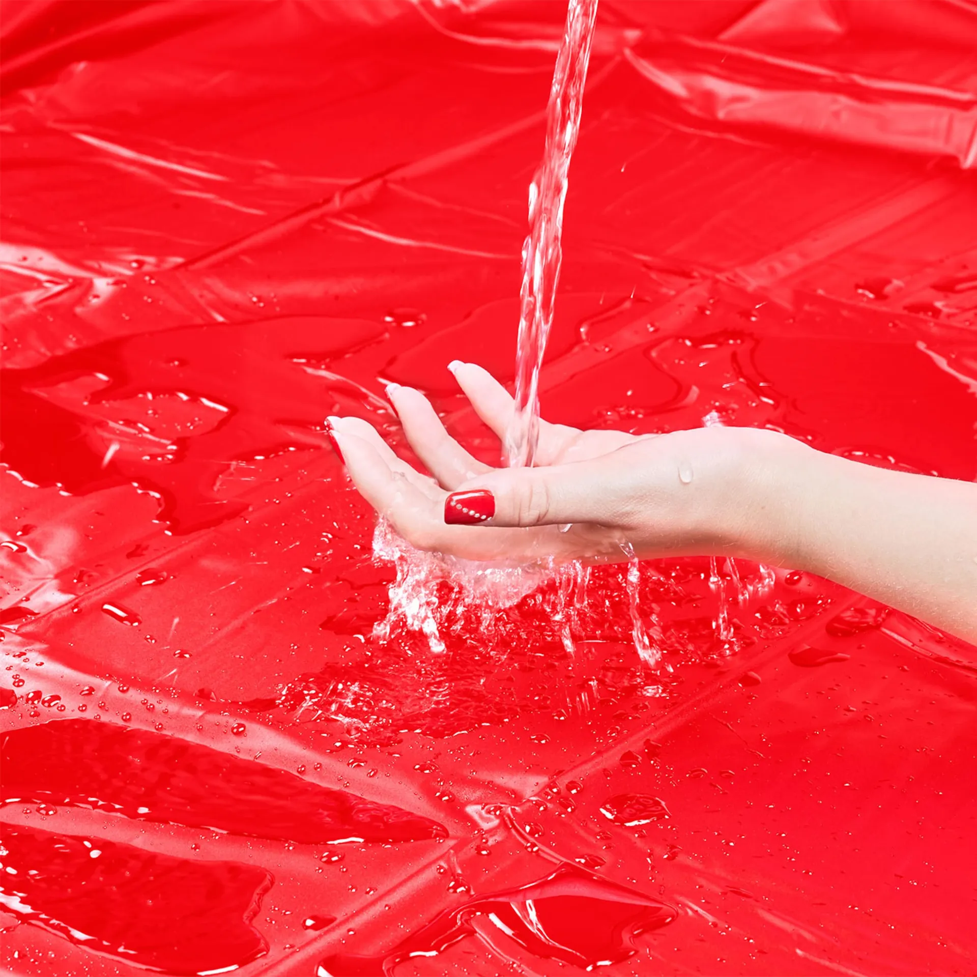 Bettlaken für sinnliche Wasserspiele, 180x220 cm Bettlaken für sinnliche Wasserspiele, 180x220 cm