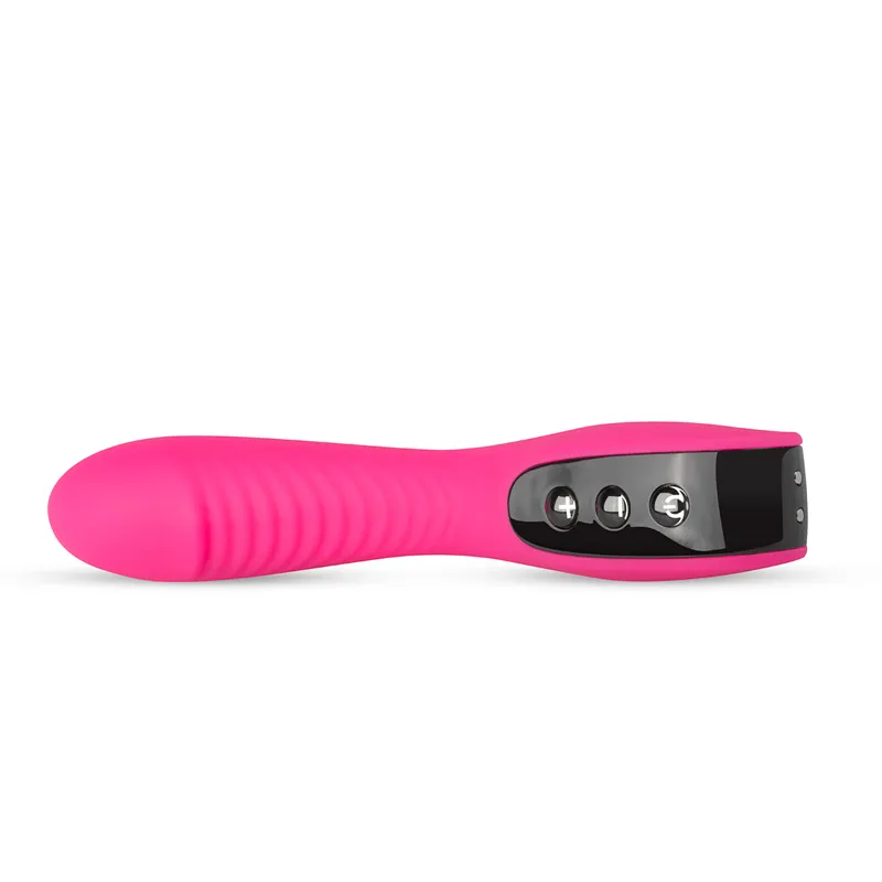 Classics Vibe gerippter G-Punkt Vibrator - pink – Bild 3