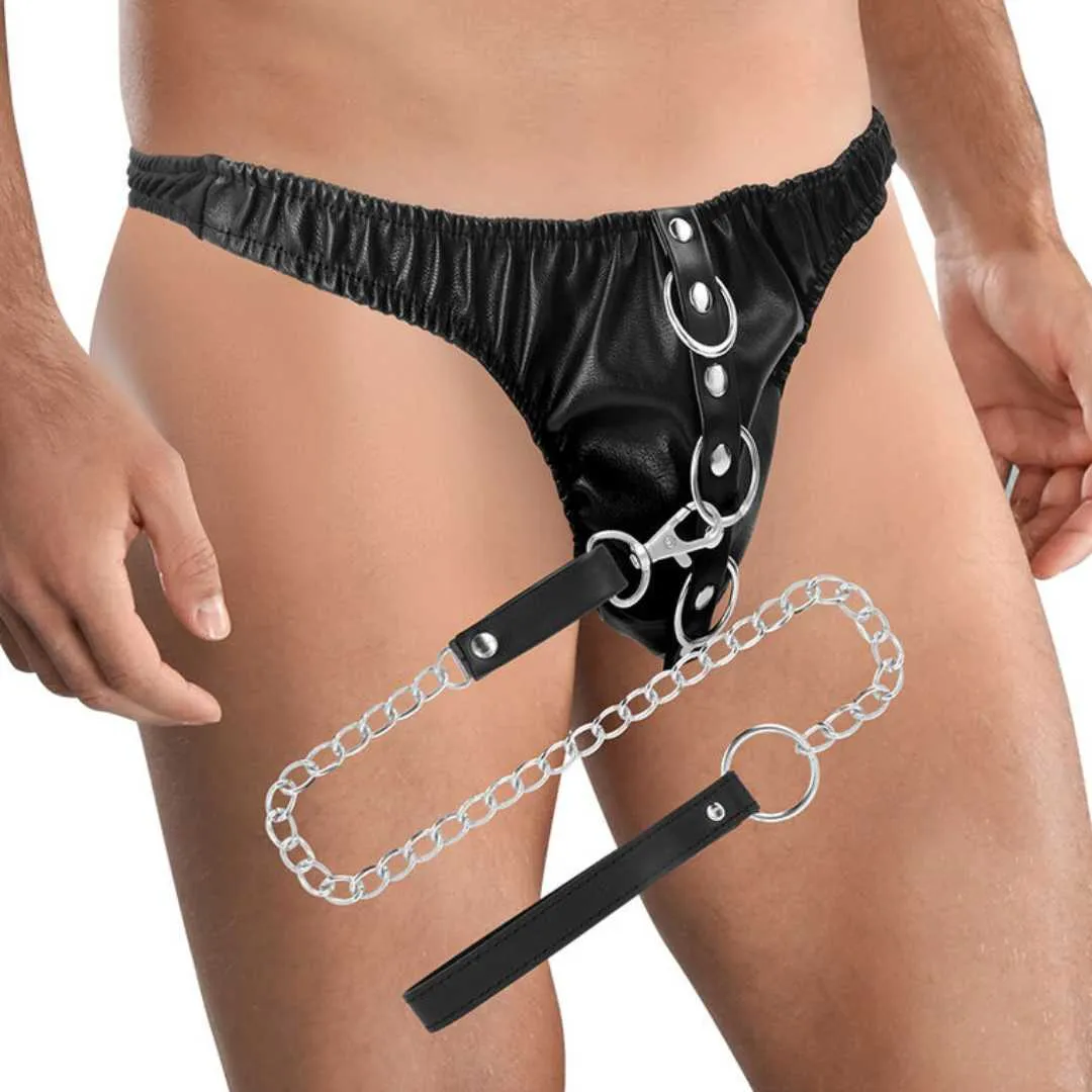 Pet Play Slip mit Leine – Bild 3