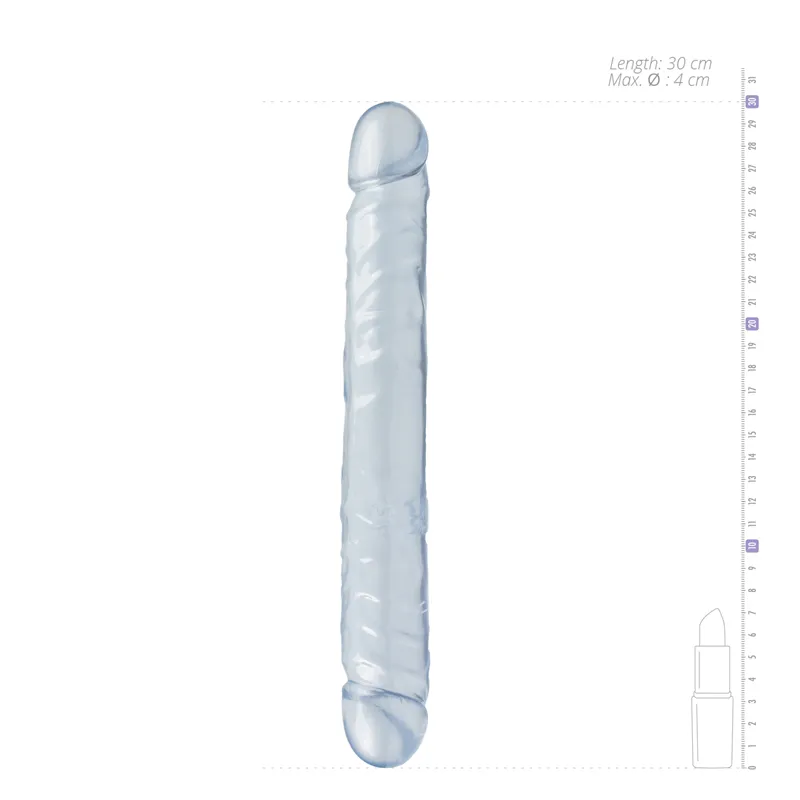 Crystal Jellies - 30,48 cm Jr. Doppeldildo – Bild 4