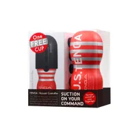 Tenga Ultra Deep Throat Cup und Vacuum Controller: Masturbatoren-Set Tenga Ultra Deep Throat Cup und Vacuum Controller: Masturbatoren-Set