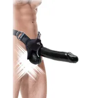 Fetish Fantasy Extreme: Strap-On mit Dildo hohl, schwarz (30cm) Fetish Fantasy Extreme: Strap-On mit Dildo hohl, schwarz (30cm)