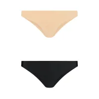 Bye Bra - Invisible Brazilian Nude + Black S Bye Bra - Invisible Brazilian Nude + Black S