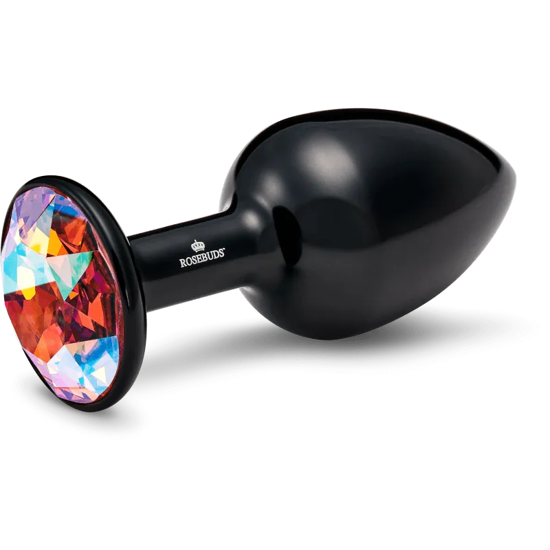 Rosebuds™ - Medium Alu Schwarz Kristall Rosebuds™ - Medium Alu Schwarz Kristall